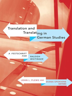 cover image of Translation and Translating in German Studies